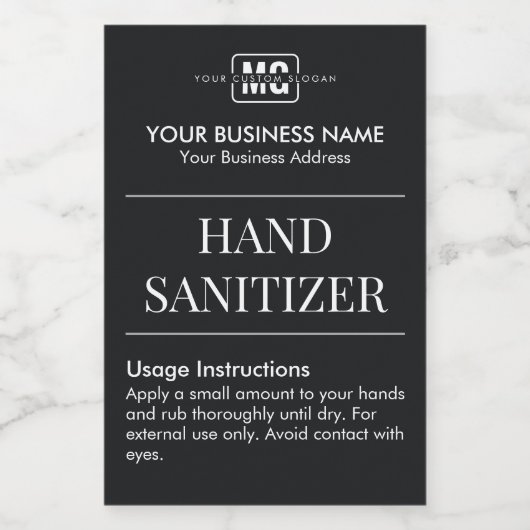 Étiquette des instructions d'utilisation du nettoy (Étiquettes simples)