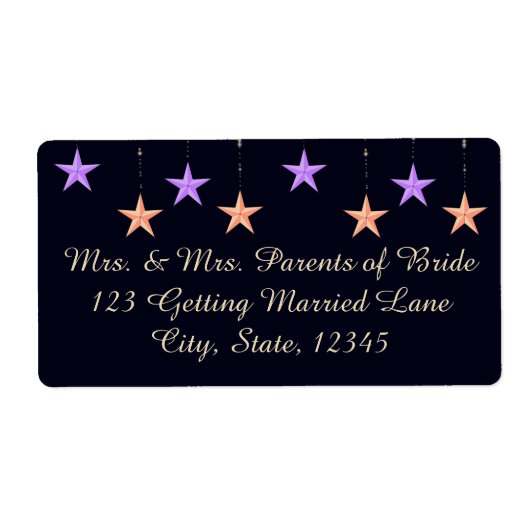 Étiquette des nuits arabes (Devant)