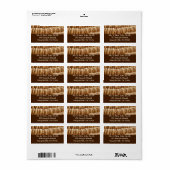 Étiquette Des tonnes de Snickerdoodles (Feuille entière)