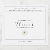 Étiquette des voleurs d'épices Citrouilles (Étiquettes simples)