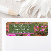 Étiquette Desert Cactus Adresse Fleur sauvage (En situation)