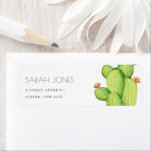 ÉTIQUETTE DÉSERT DE COULEUR D'EAU VERTE ADRESSE DE FLEURS CA (En situation)