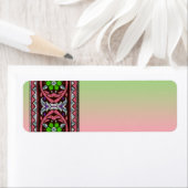 Étiquette Design celtique dans Green Pastel (En situation)