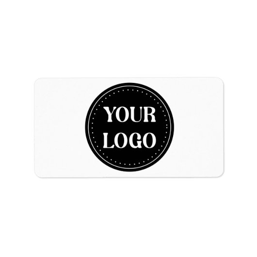 Étiquette Design de code QR noir élégant | Marque élégante (Devant)