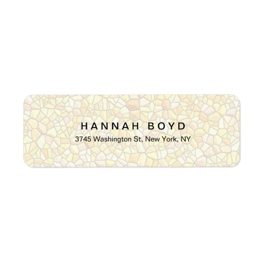 Étiquette Design de pierre créative design moderne professio (Devant)