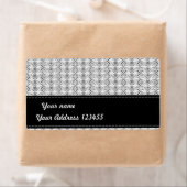 Étiquette Design floral (En situation)