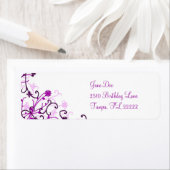 Étiquette Design floral (En situation)