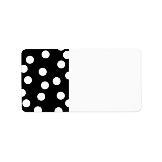 Étiquette Design noir et blanc. (Devant)