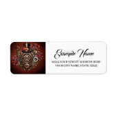 Étiquette Design Steampunk merveilleux (Devant)