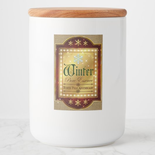 Étiquette d'Essence hivernale de Noël (Devant)
