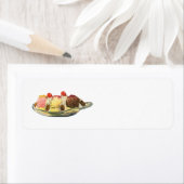 Étiquette Desserts alimentaires vintages, Cerises frites de (En situation)