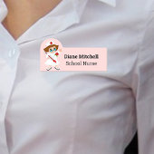 Étiquette Dessin amusant École Infirmière Nom de l