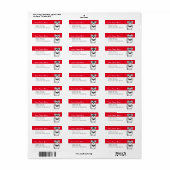 Étiquette Dessin de dessin miniature Schnauzer Cute (Feuille entière)