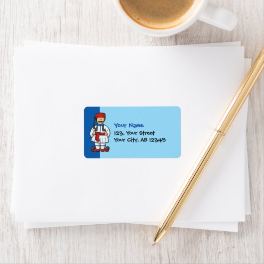 Étiquette Dessin de Tsolias (En situation)