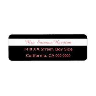 Étiquette dessinez votre propre mme feminine striped