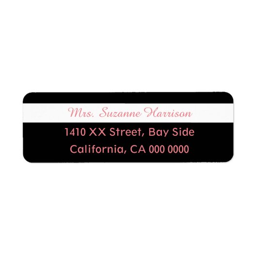 Étiquette dessinez votre propre mme feminine striped (Devant)