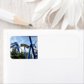 Étiquette dessous de verre à rouleaux (En situation)