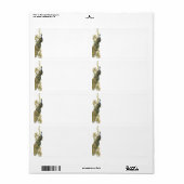 Étiquette d'étiquette de l'autocollant Peacock (Feuille entière)