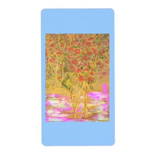 Étiquette Deux Camellias Cool (Devant)