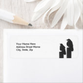 Étiquette Deux corneilles (En situation)