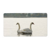 Étiquette Deux cygnes (Devant)