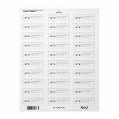 Étiquette Deux garçons de voiture de course bleue rapide 2e  (Feuille entière)
