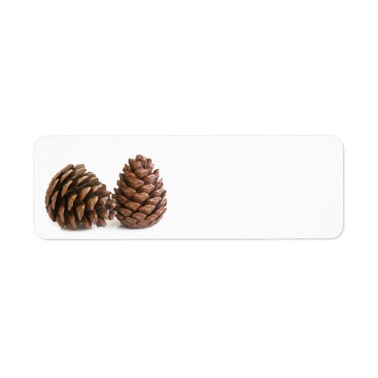 Étiquette Deux pinecones (Devant)