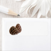 Étiquette Deux pinecones (En situation)