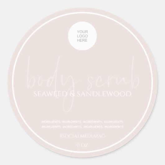 Étiquette d'examen du corps (Devant)