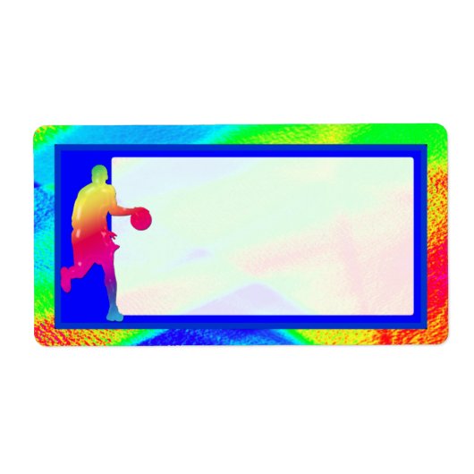 Étiquette d'expédition Basketball Lights (Devant)