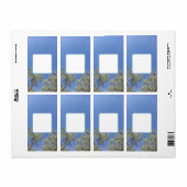 Étiquette d'expédition cool éco design (Feuille entière)