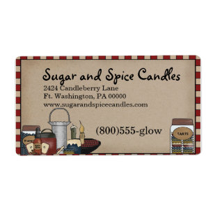 Étiquette d'expédition de canne et d'odeurs de pay