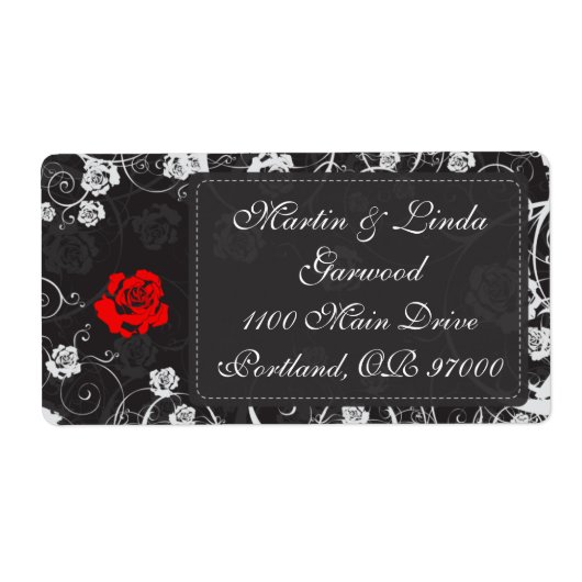 Étiquette d'expédition de crépuscule v2 (Devant)