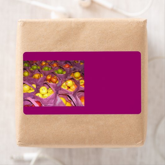 Étiquette d'expédition des applications (En situation)