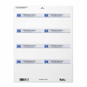 Étiquette d'expédition en-tête d'indicateur Connec (Feuille entière)