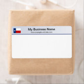 Étiquette d'expédition en-tête d'indicateur Texas (En situation)