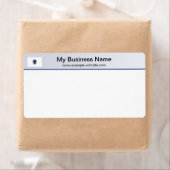 Étiquette d'expédition en-tête drapeau du Massachu (En situation)