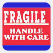 Étiquette d'expédition fragile (Devant)