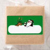 Étiquette d'expédition Père Noël de Stogie Lightin (En situation)