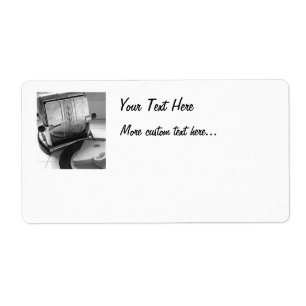 Étiquette d'expédition personnalisé d'art de grill