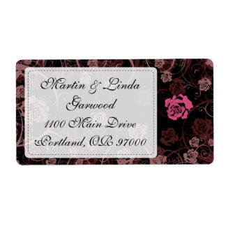 Étiquette d'expédition Romance de crépuscule