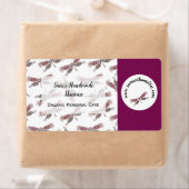 Étiquette d'expédition santé et beauté fait maison (En situation)