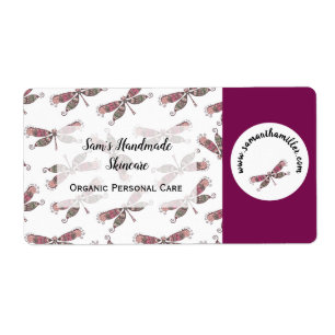 Étiquette d'expédition santé et beauté fait maison