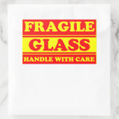 Étiquette d'expédition verre fragile (Sac)
