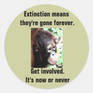 Étiquette d'extinction