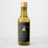 Étiquette d'extraction d'ananas (Devant)