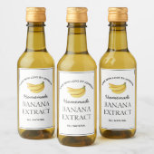 Étiquette d'extraction de banane (Bouteilles)