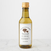 Étiquette d'extraction de café (Devant)