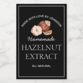 Étiquette d'extraction de noisette (Étiquettes simples)