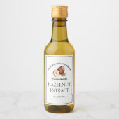 Étiquette d'extraction de noisette (Devant)